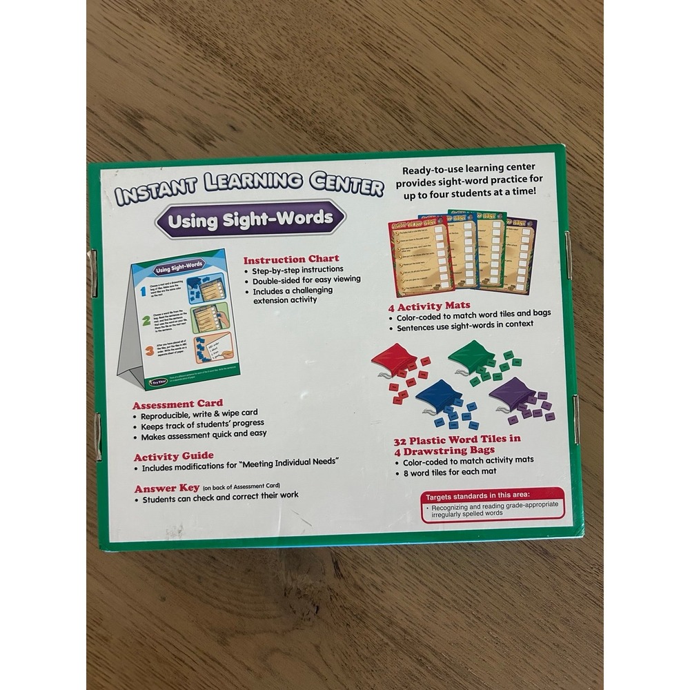 Lakeshore Using Sight Words Educational Learning Activity - Picture 2 of 7